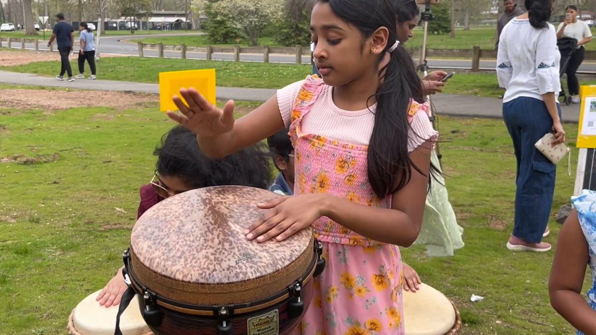 Drumming Circle at Johnson Park, April 2025